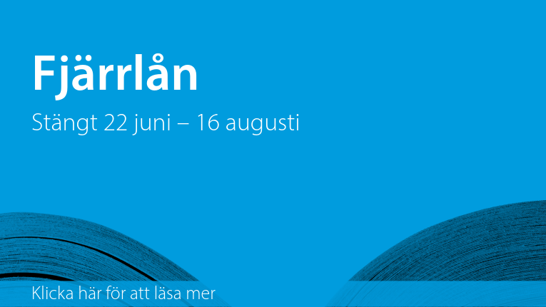 Fj&auml;rrl&aring;n st&auml;ngt under sommaren