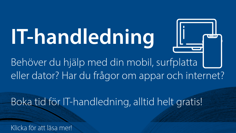 It-handledning p&aring; biblioteken