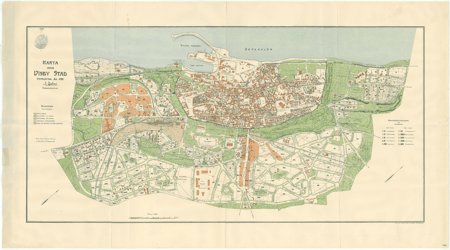 Karta över Visby Innerstad | Karta
